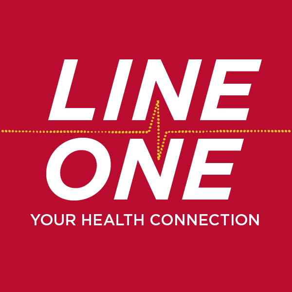Line One logo with text 