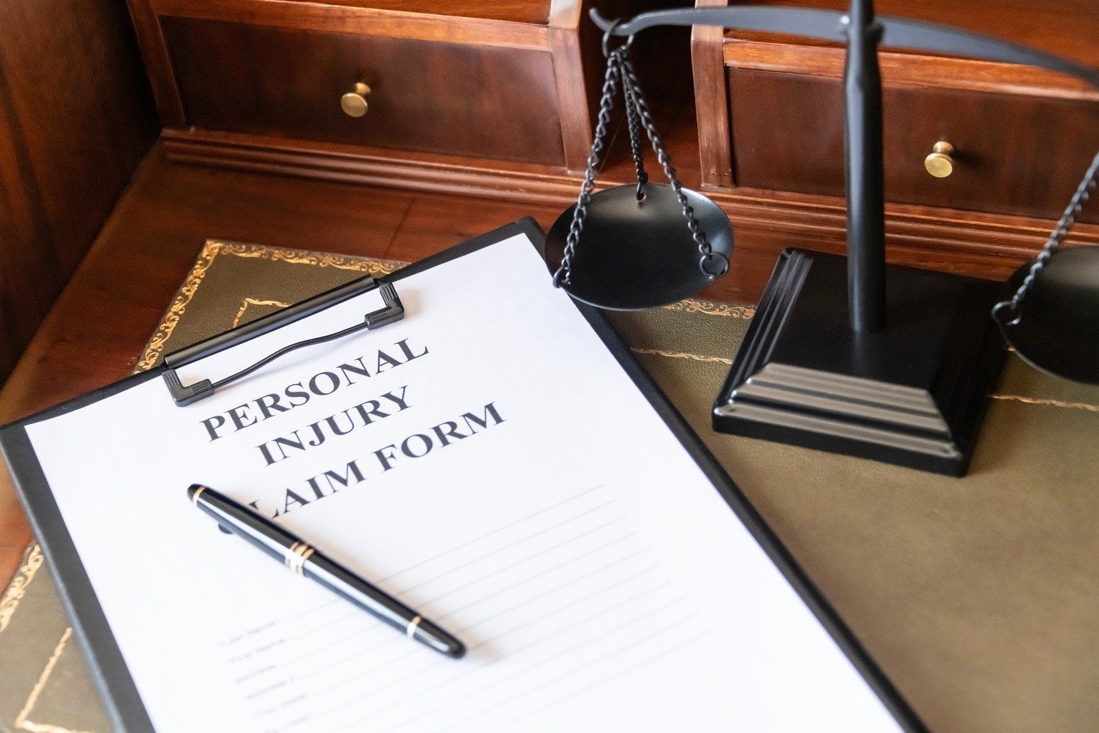 Two men are standing in an empty room with black walls