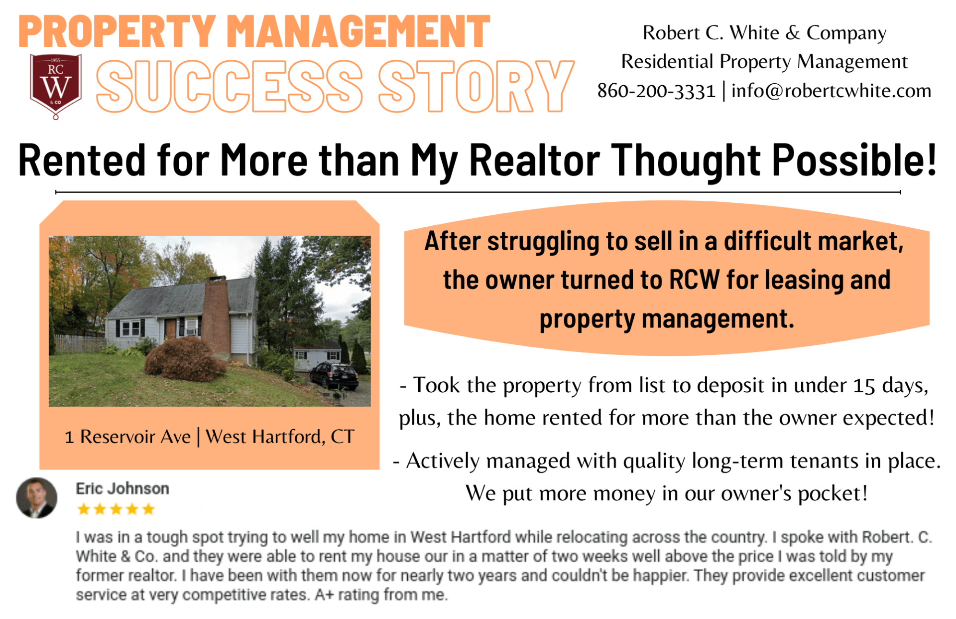 Property management success story - Eric