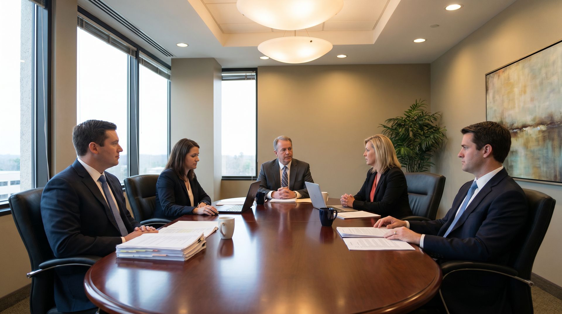 Settlement mediation meeting