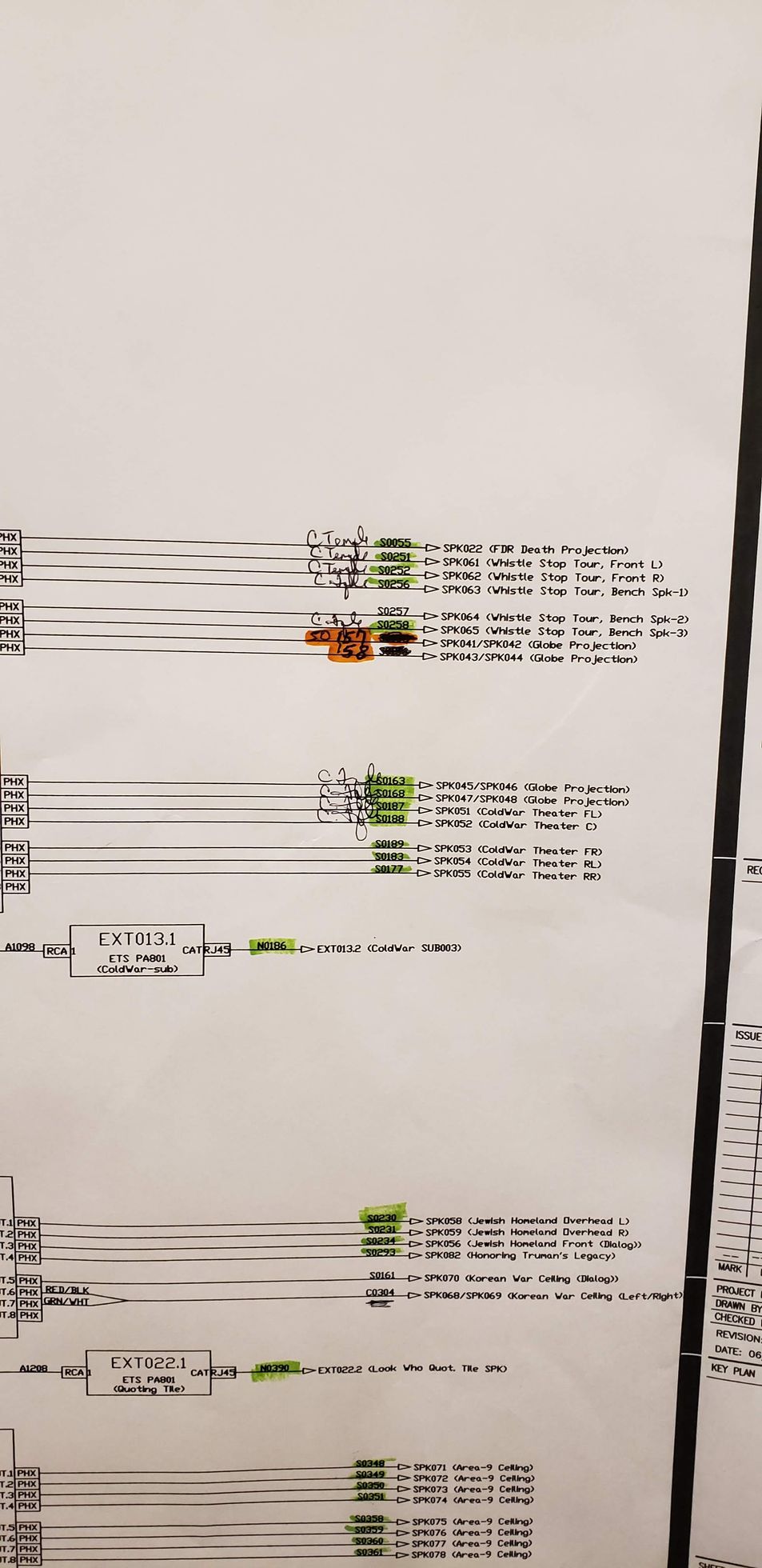 A close up of a piece of paper with a lot of lines on it.