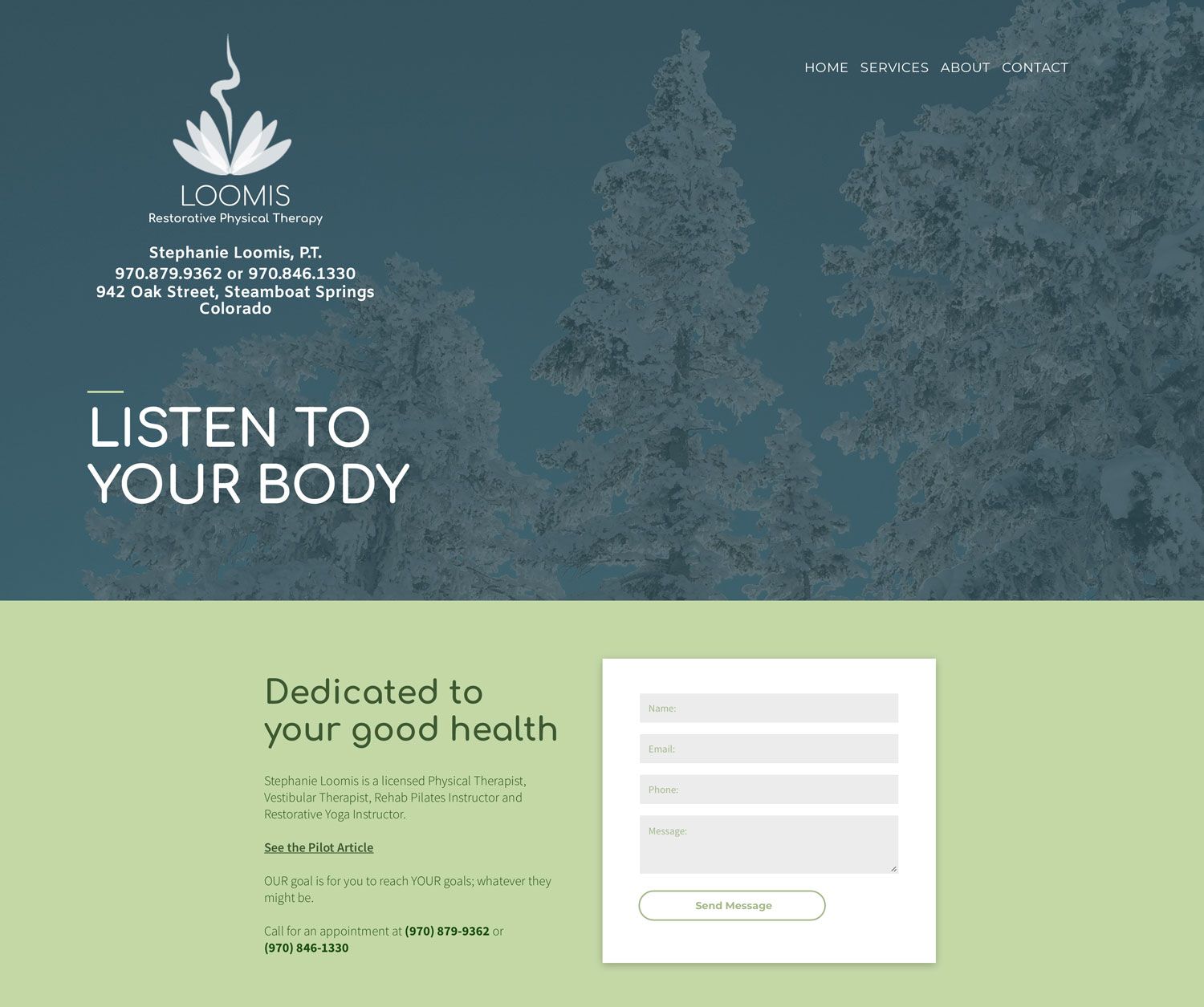 Visit Loomis Restorative Physical Therapy Site