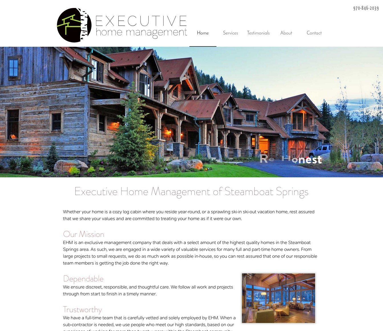 Steamboat Website Design