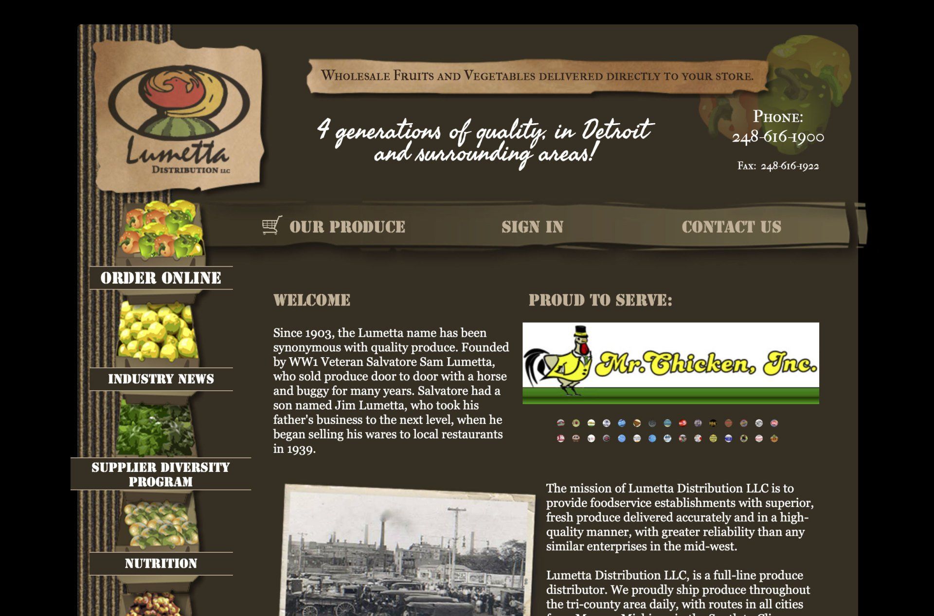 Visit Lumetta Produce Detroit