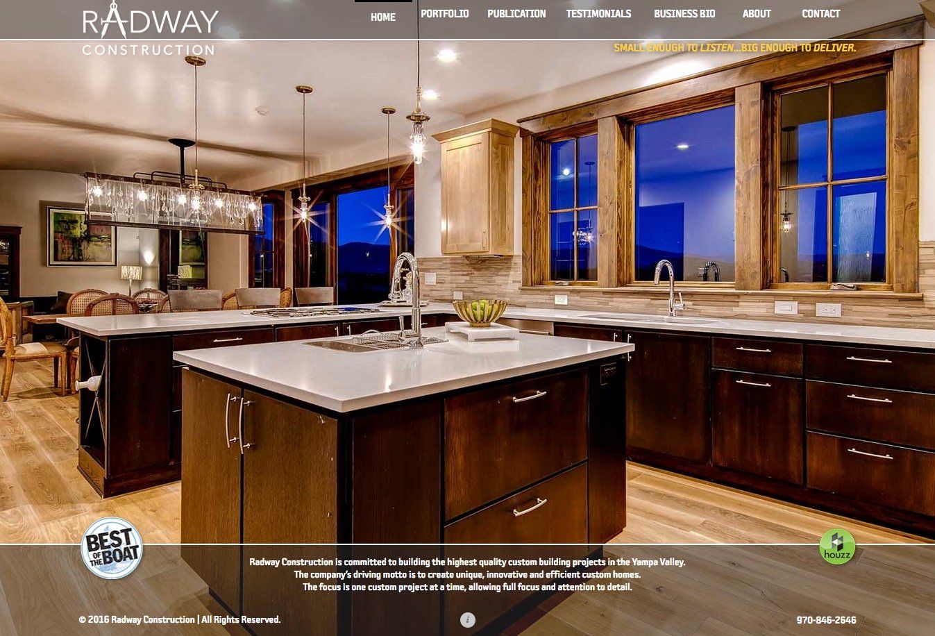 Steamboat Website Design