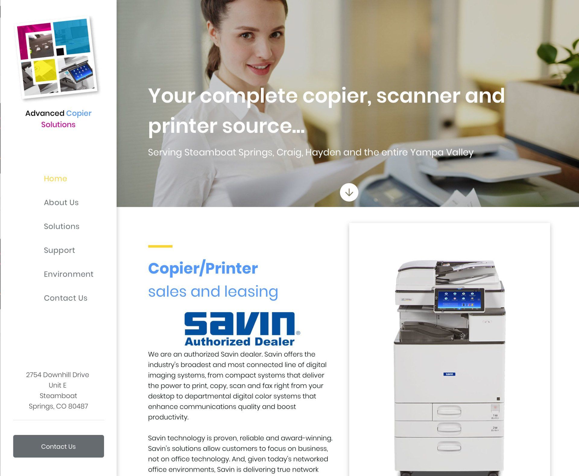 Steamboat Website Design