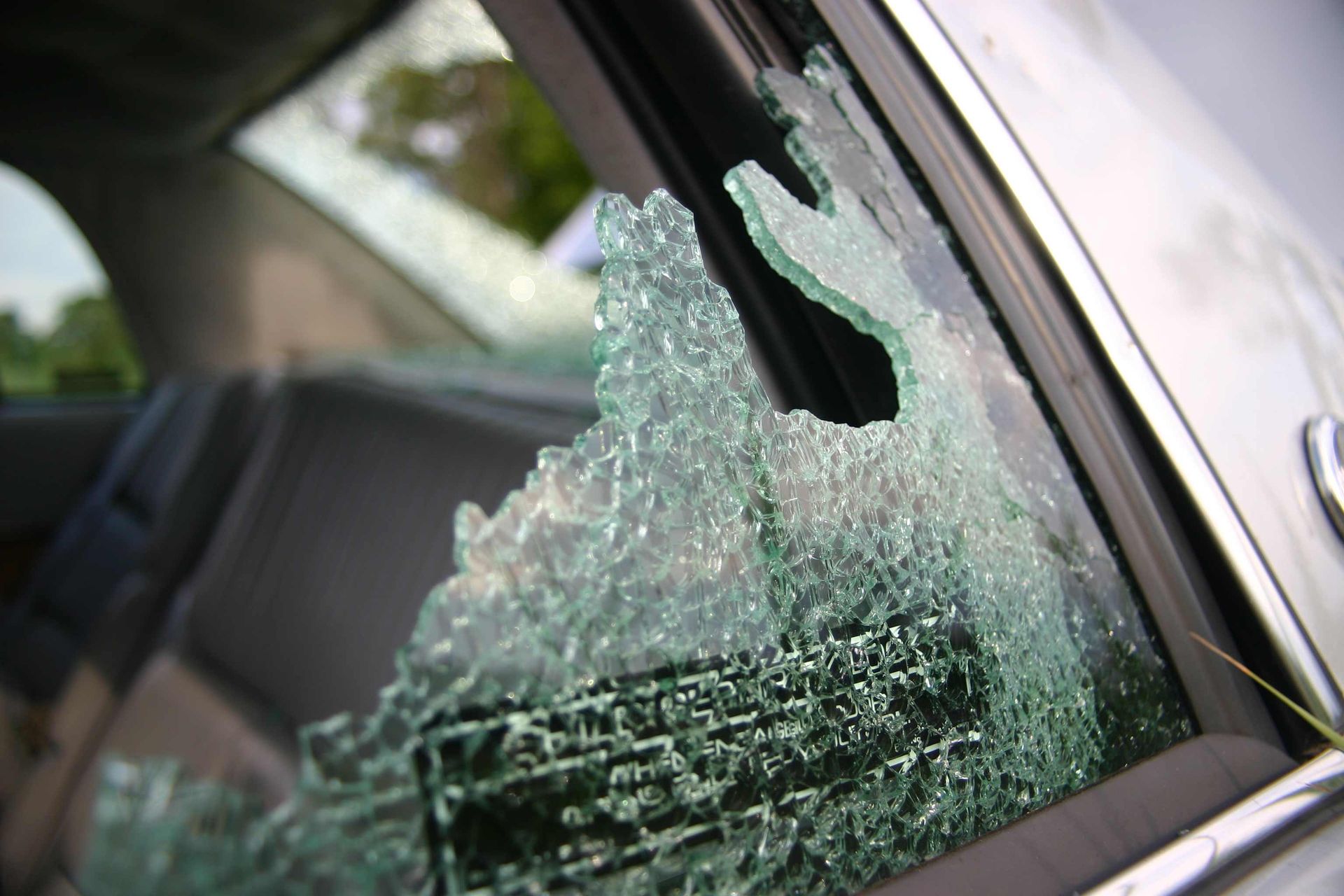 A Car with A Broken Glass Window Has a Hole in It | Perth, WA | Perth Windscreens and Autoglass