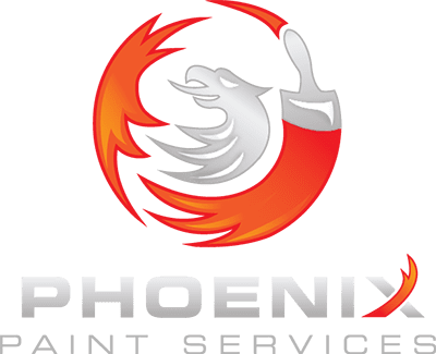 Phoenix Paint Service Business Logo
