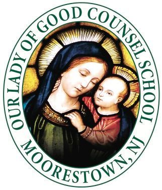 The logo for the lady of good counsel school in moorestown new jersey