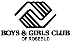 Boys & Girls Club logo with two hands intertwined, text 