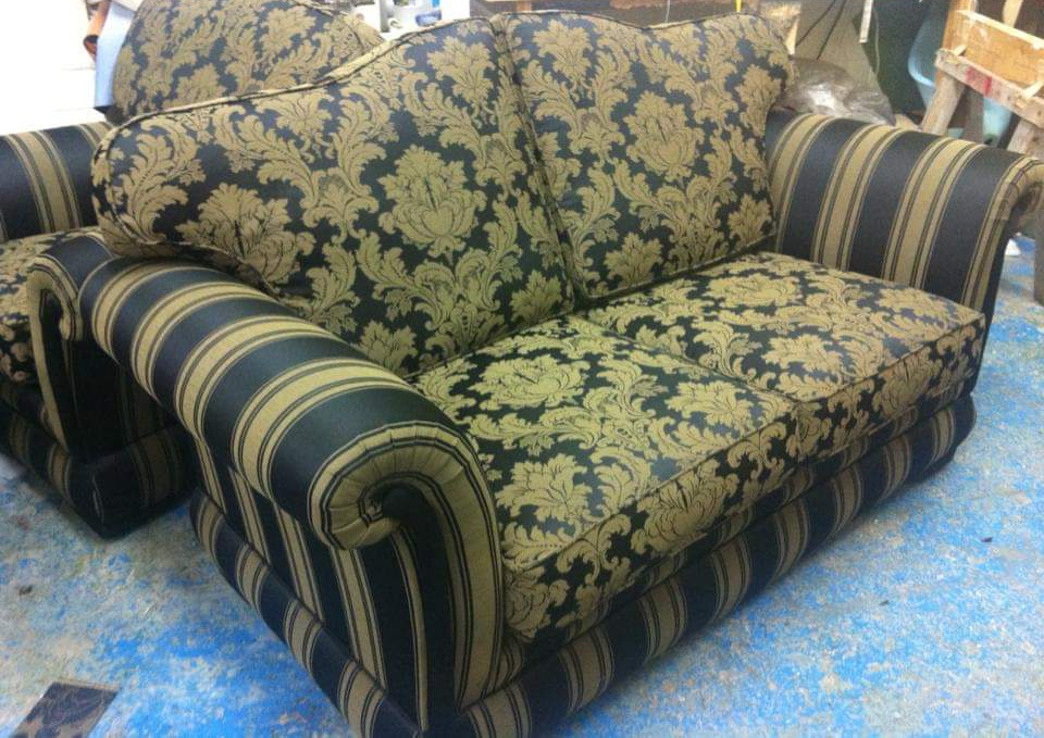 upholstered sofa