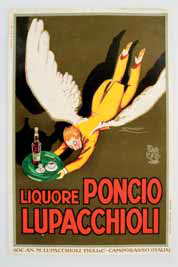 Pubblicità antica di prodotti dolciari