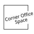 A black and white logo for micro-office space.