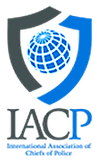 The logo for the international association of chiefs of police