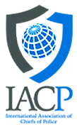 The logo for the international association of chiefs of police