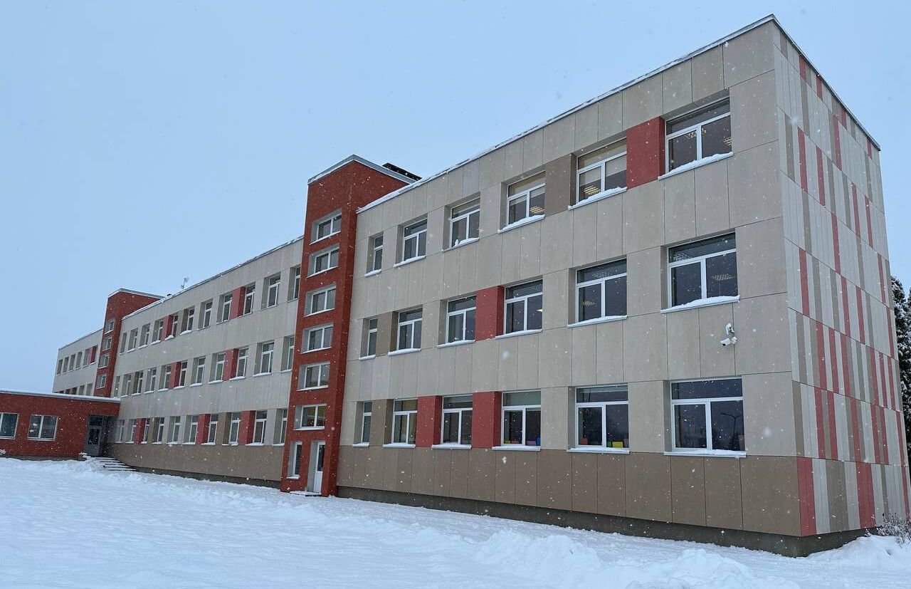 Renovation of the facade of Pilsrundāle secondary school, Pilsrundāle 1, Pilsrundāle, Rundāle parish, Bauskas county (2023)