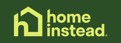 A green and yellow logo for home instead