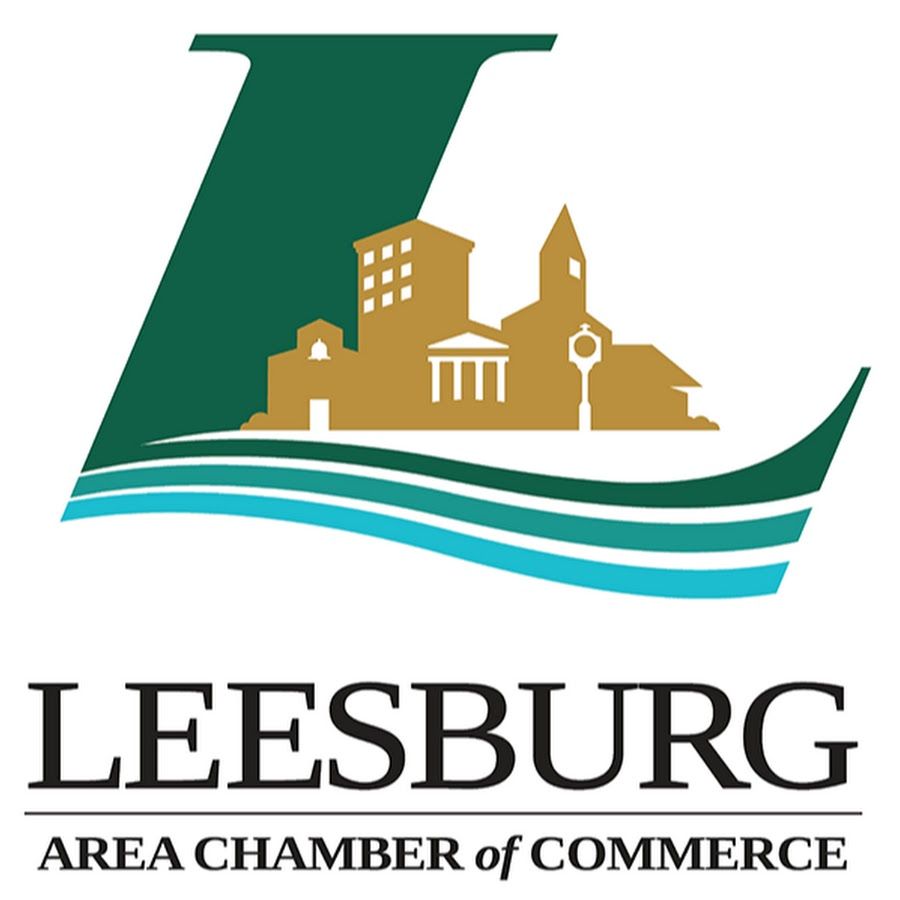 The logo for the leesburg area chamber of commerce