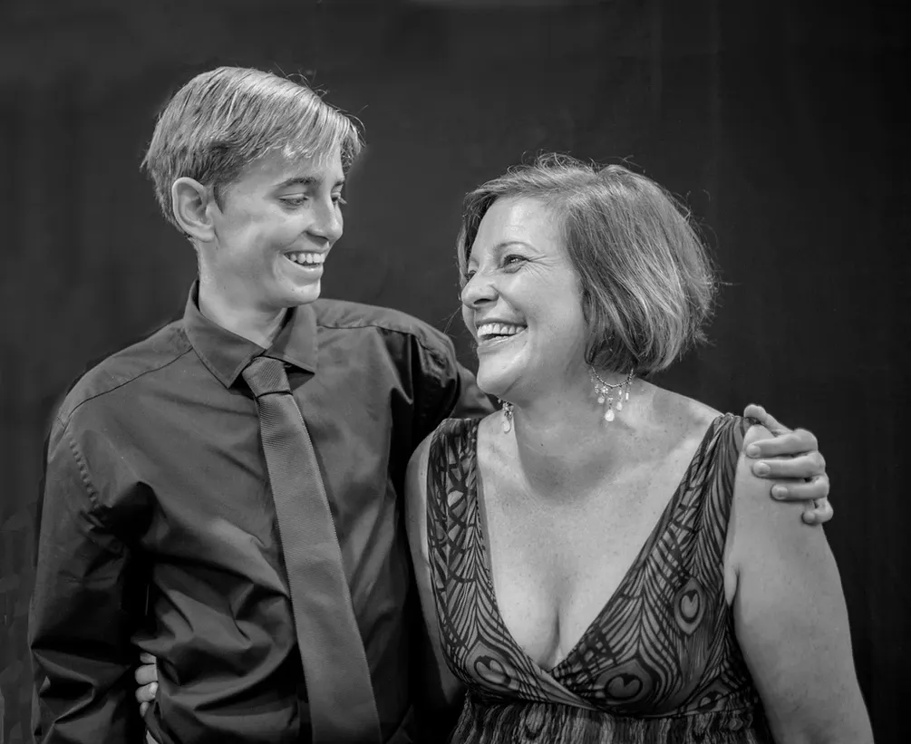 Black and White Photo of Man and Woman — Up Here Photography in Rosebery, NT