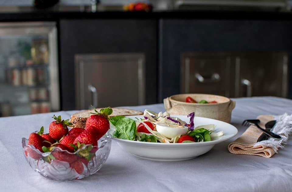 Strawberry and Salad — Up Here Photography in Rosebery, NT