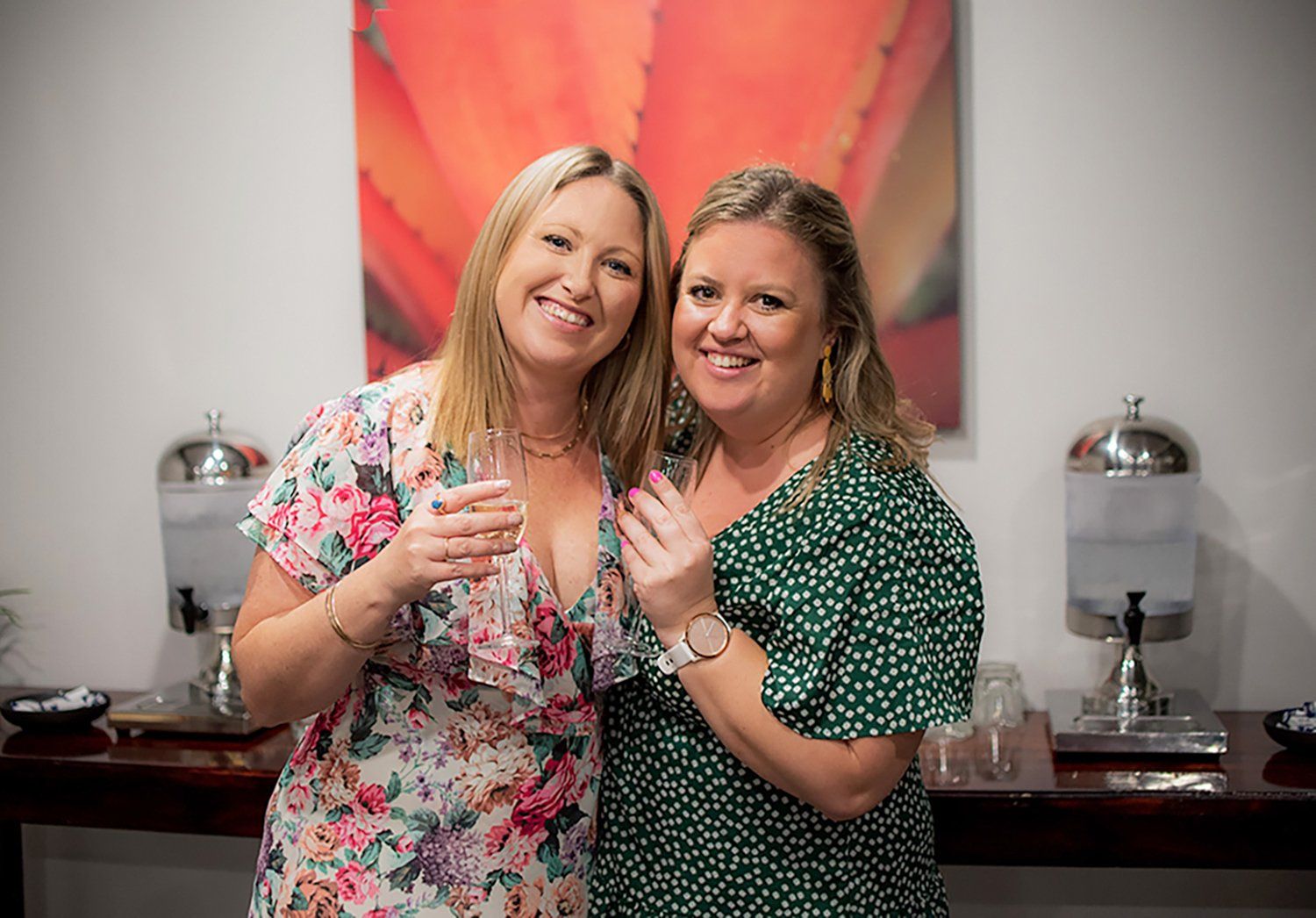 Two Smiling Women at a Party — Up Here Photography in Rosebery, NT