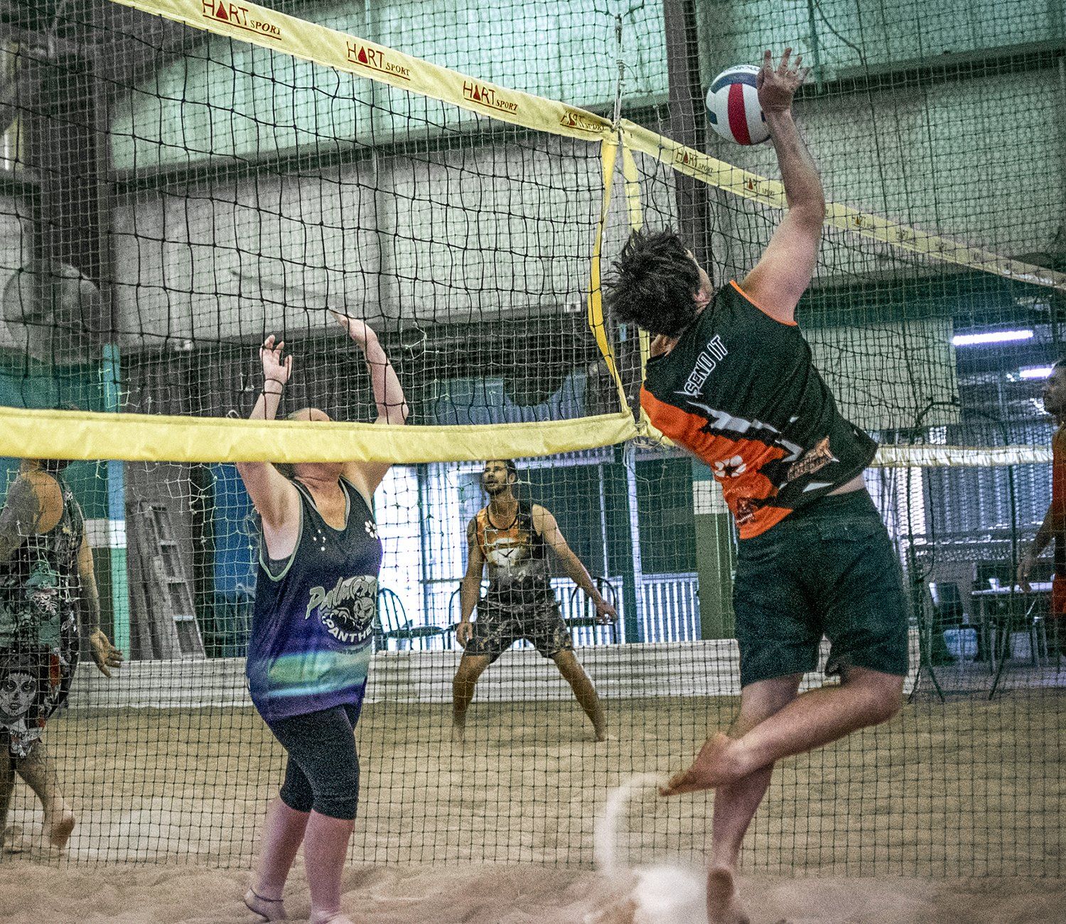 Volleyball Players in Action on a Sand Court — Up Here Photography in Rosebery, NT