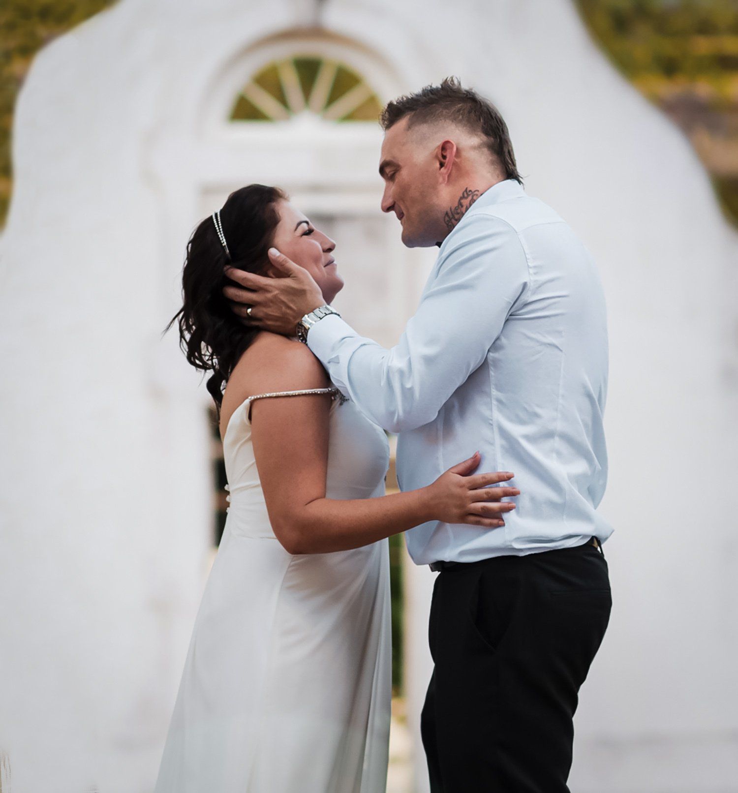 Newlyweds Gaze at Each Other — Up Here Photography in Rosebery, NT