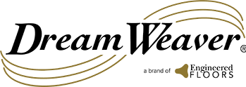 The dream weaver logo is a brand of engineered floors