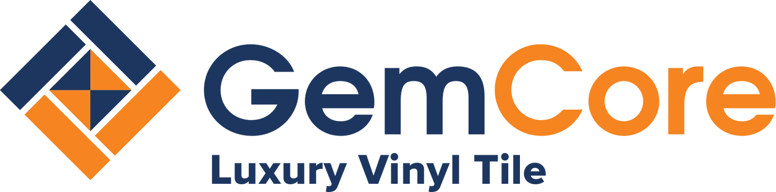 A logo for a company called gemcore luxury vinyl tile