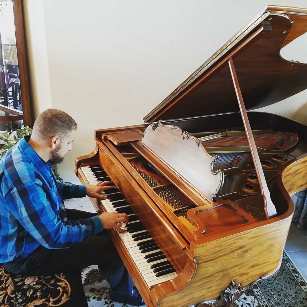 Tuning Baby Grand Piano — Summerfield, FL — Florida Piano Services. LLC