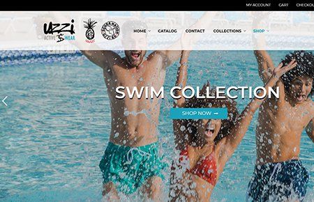 Website Design Swim Gear