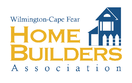 The logo for the wilmington cape fear home builders association