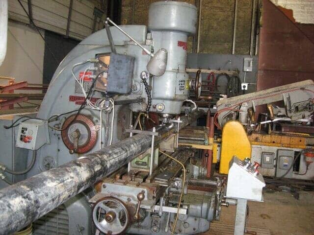 Kearney & Trekker mill cutting pipe header—Welding in Richmond,VA I-95