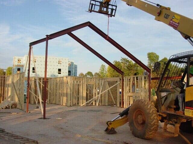 Rigid frame erected—Welding in Richmond,VA I-95