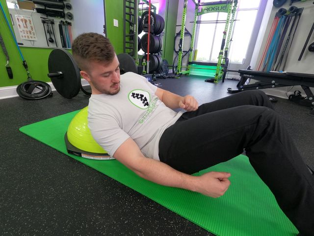 Bosu Oblique Hold