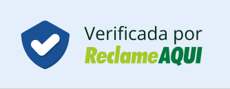Empresa verificada no Reclame Aqui Selo de empresa verificada no Reclame Aqui