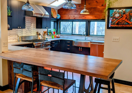 Remodeled kitchen