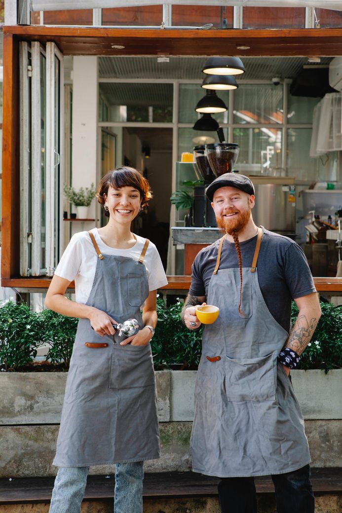 Happy Business Owners
