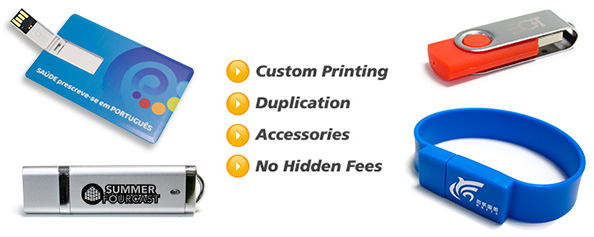 Custom Printed and Molded USB Flash Drives