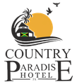 A logo for the country paradis hotel in jamaica