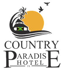 A logo for the country paradis hotel in jamaica