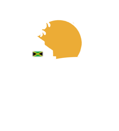 A silhouette of a person 's head with a flag next to it.