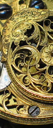 Bildausschnitt: Altes Uhrwerk