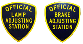 official brake adjusting station