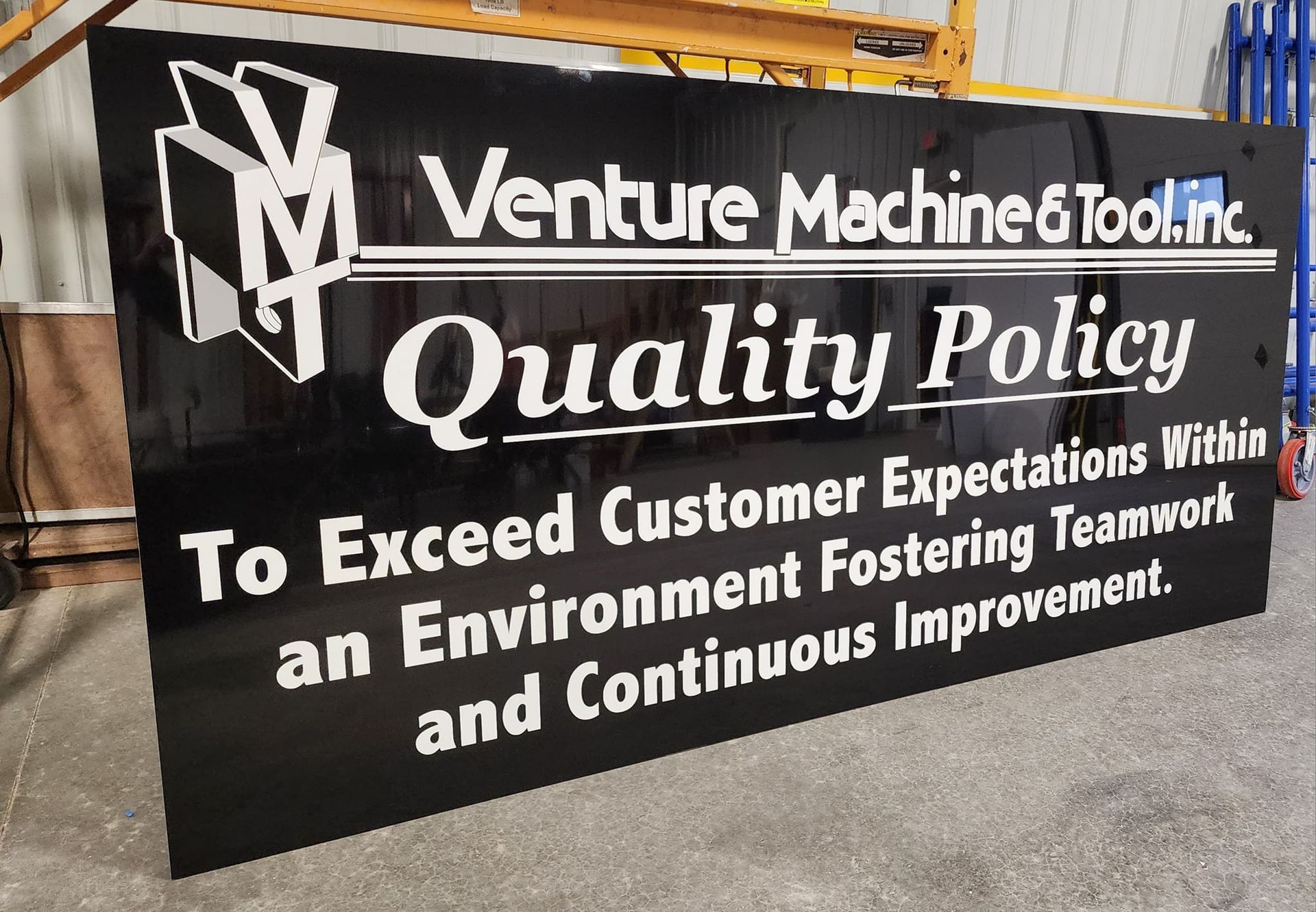 Venture Machine And Tool Signage — Onalaska, WI — 3 Rivers Sign LLC - DBA Highway 35 Signs