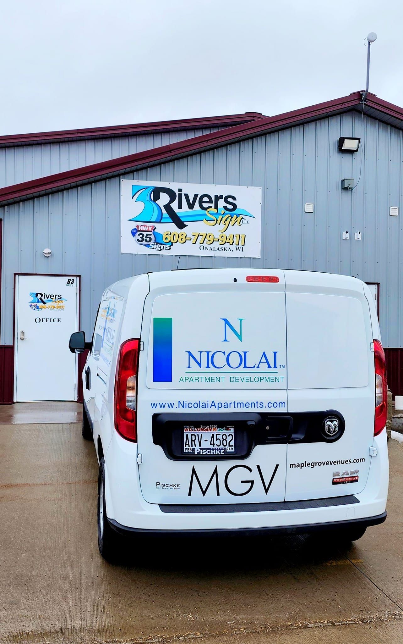 Nicolai Vinyl Graphics — Onalaska, WI — 3 Rivers Sign LLC - DBA Highway 35 Signs