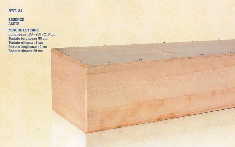 cofano funebre abete
