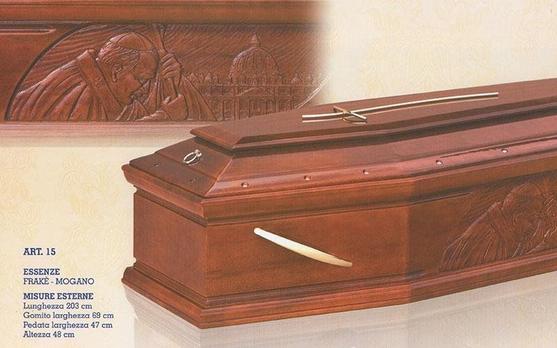 Cofani funebri in legni nobilitati