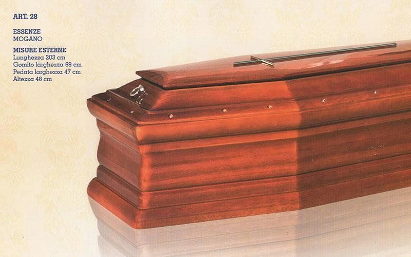 Cofani funebri in mogano