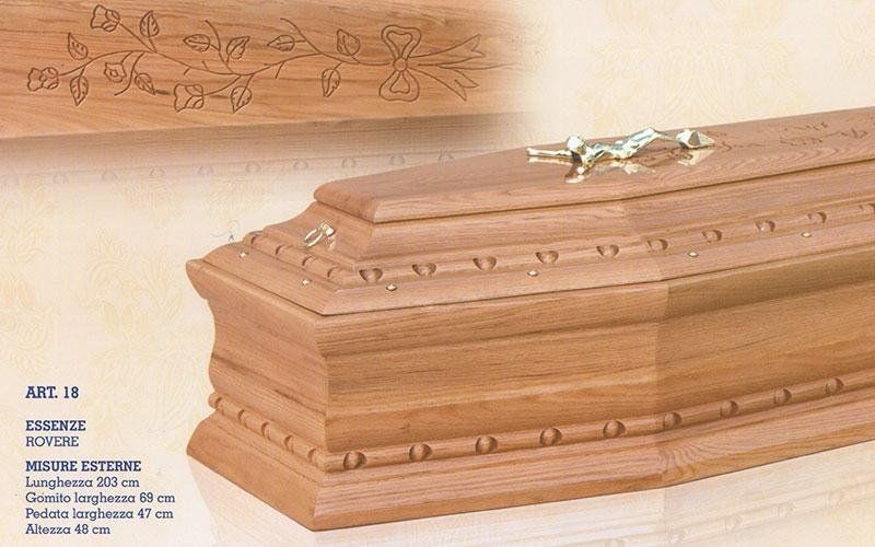 Cofani funebri in rovere